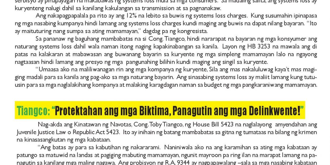 Navotas City Mayo Toby Tiangco