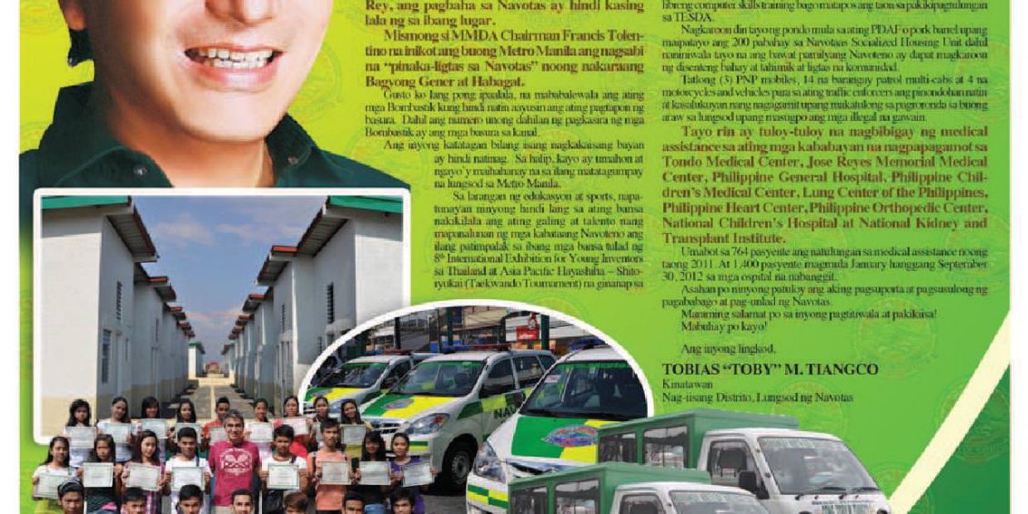 Navotas City Mayo Toby Tiangco
