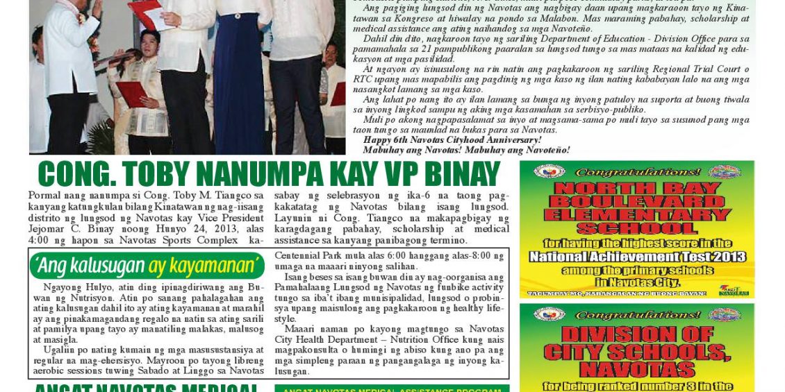 Navotas City Mayo Toby Tiangco