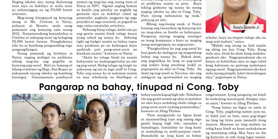 Navotas City Mayo Toby Tiangco